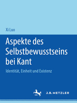 cover image of Aspekte des Selbstbewusstseins bei Kant